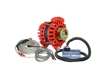 Balmar Alternator 170 AMP Kit 12V 3.15" Dual Foot Saddle K6 Pulley Regulator & Temp Sensor