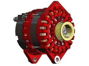 Balmar Alternator 250 AMP 12V 3.15" Dual Foot Saddle K6 Pulley f/ Yanmar Commmon Rail Engines