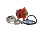 Balmar Alternator 250 AMP Kit 12V 3.15" Dual Foot Saddle K6 Pulley Regulator & Temp Sensor