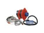 Balmar Alternator 250 AMP Kit 12V 3.15" Dual Foot Saddle J10 Pulley Regulator & Temp Sensor