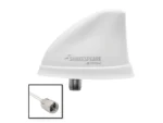 Shakespeare Dorsal Antenna White Low Profile 26' RGB Cable w/PL-259