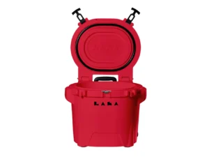 LAKA Coolers 30 Qt Cooler w/Telescoping Handle & Wheels - Red