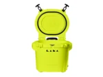 LAKA Coolers 30 Qt Cooler w/Telescoping Handle & Wheels - Yellow