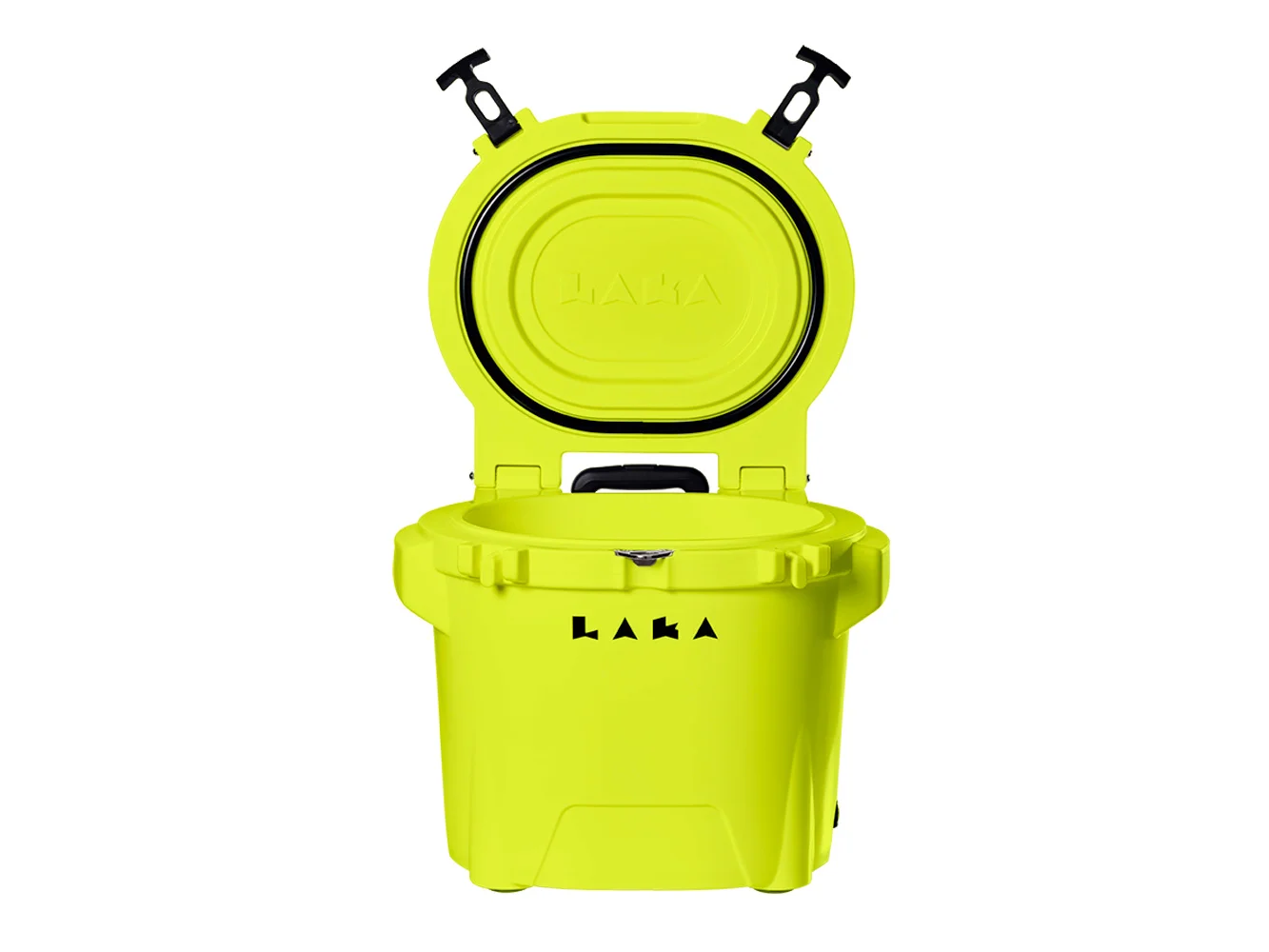 LAKA Coolers 30 Qt Cooler w/Telescoping Handle & Wheels - Yellow