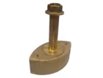 Echonautics Bronze Stem Thru-Hull Medium Frequency CHIRP Transducer - 1kW & 85 - 135kHz