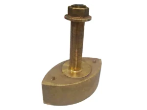 Echonautics Bronze Stem Thru-Hull Medium Frequency CHIRP Transducer - 1kW & 85 - 135kHz
