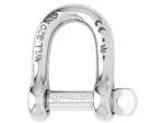 Wichard Self-Locking D Shackle - 12mm Diameter - 15/32"