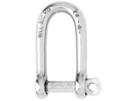 Wichard Self-Locking Long D Shackle - 10mm Diameter - 13/32"
