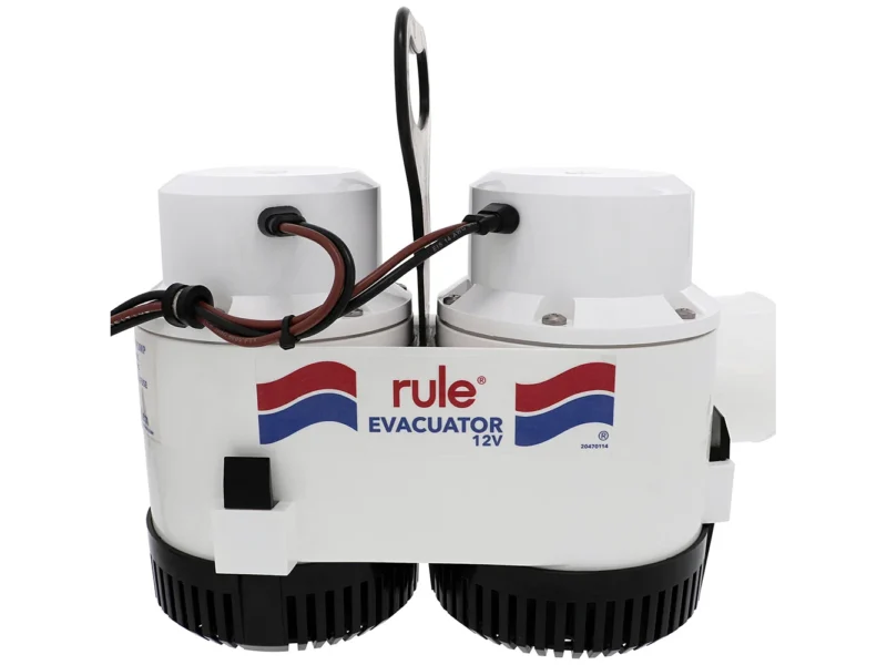 Rule 7700D GPH Evacuator High Volume Utility Pump - 12V