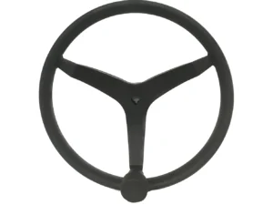 Uflex - V46 - 13.5" Stainless Steel Steering Wheel w/Speed Knob - Black