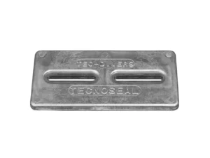 Tecnoseal Rectangular Zinc Plate Anode w/Inserts - 12" x 6" x 1"