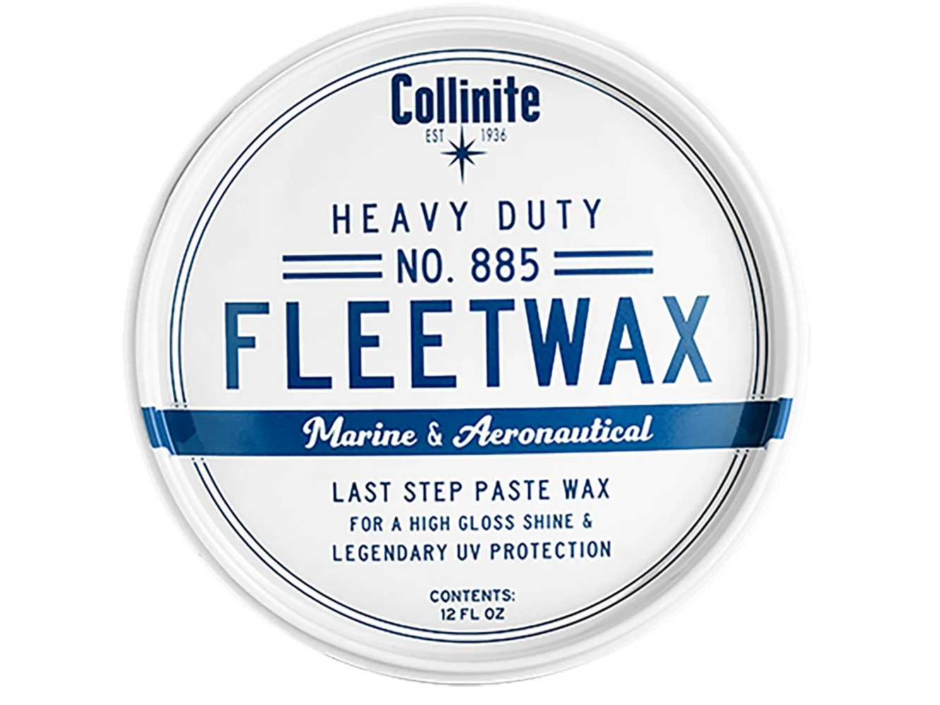 Collinite 885 Heavy Duty Fleetwax Paste - 12oz