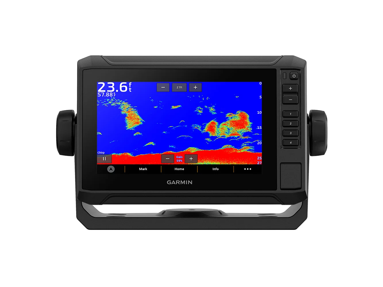 Garmin ECHOMAP™ UHD2 74sv Chartplotter/Fishfinder Combo w/US Coastal Maps w/o Transducer