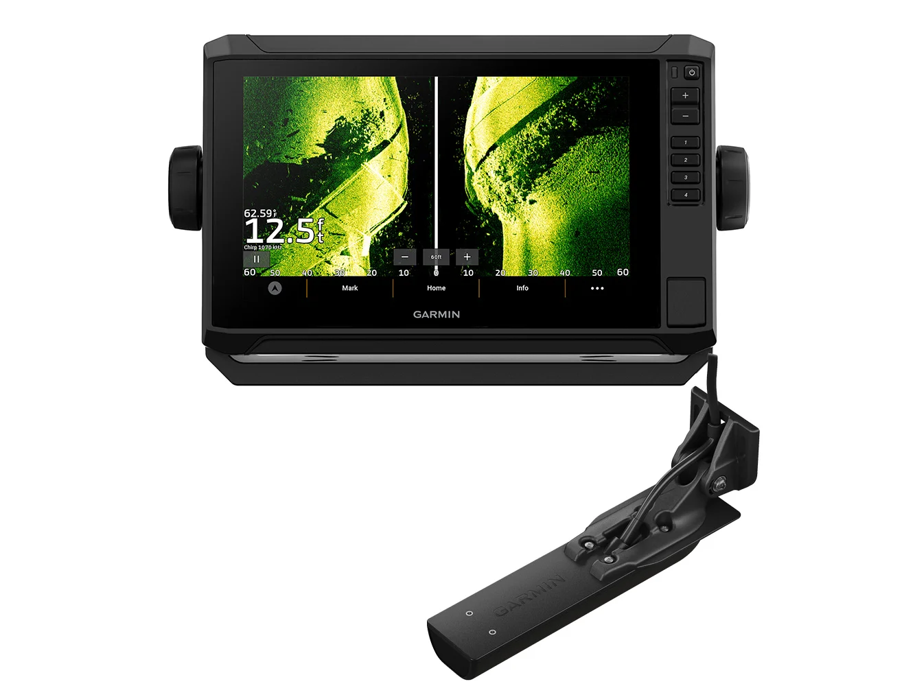 Garmin ECHOMAP™ UHD2 93sv Chartplotter/Fishfinder Combo w/US Inland Maps & GT56UHD-TM