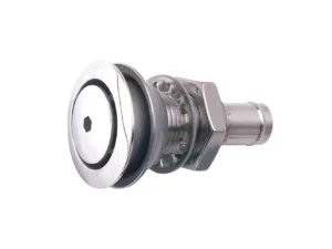 Attwood 316 Stainless Steel Alloy Flush Mount Fuel Vent - Straight Vent