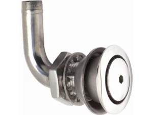Attwood 316 Stainless Steel Alloy Flush Mount Fuel Vent - 90° Vent