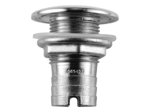 Attwood Stainless Steel Thru-Hull Short Straight Barbed - 1-1/8" Inner Diameter