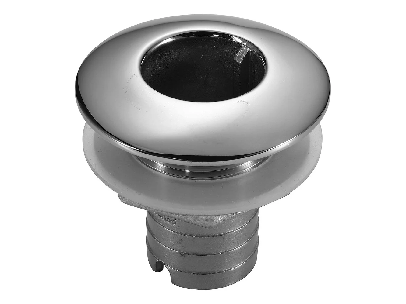 Attwood Stainless Steel Thru-Hull Short Straight Barbed - 1-1/4" Inner Diameter