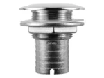 Attwood Stainless Steel Thru-Hull Short Straight Barbed - 1-1/2" Inner Diameter