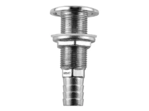Attwood Stainless Steel Thru-Hull Standard Straight Barbed - 5/8" Inner Diameter