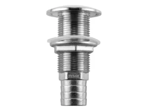 Attwood Stainless Steel Thru-Hull Standard Straight Barbed - 1" Inner Diameter