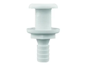 Attwood White Plastic Thru-Hull Fitting - 5/8" Inner Diameter