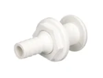 Attwood White Plastic Thru-Hull Fitting - 3/4" Inner Diameter