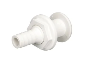 Attwood White Plastic Thru-Hull Fitting - 3/4" Inner Diameter