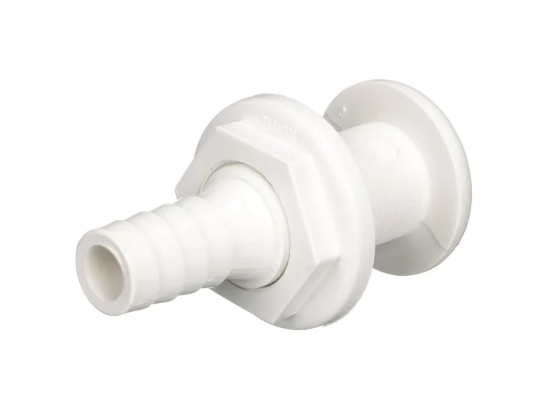 Attwood White Plastic Thru-Hull Fitting - 3/4" Inner Diameter