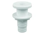 Attwood White Plastic Thru-Hull Fitting - 1-1/8" Inner Diameter