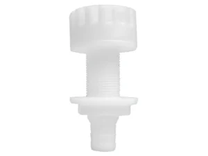 Attwood Plastic White Thru-Hull With Strainer - 3/4" Inner Diameter
