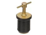 Attwood T-Handle Brass Drain Plug - 1" Diameter