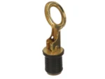 Attwood Snap-Handle Brass Drain Plug - 1" Diameter