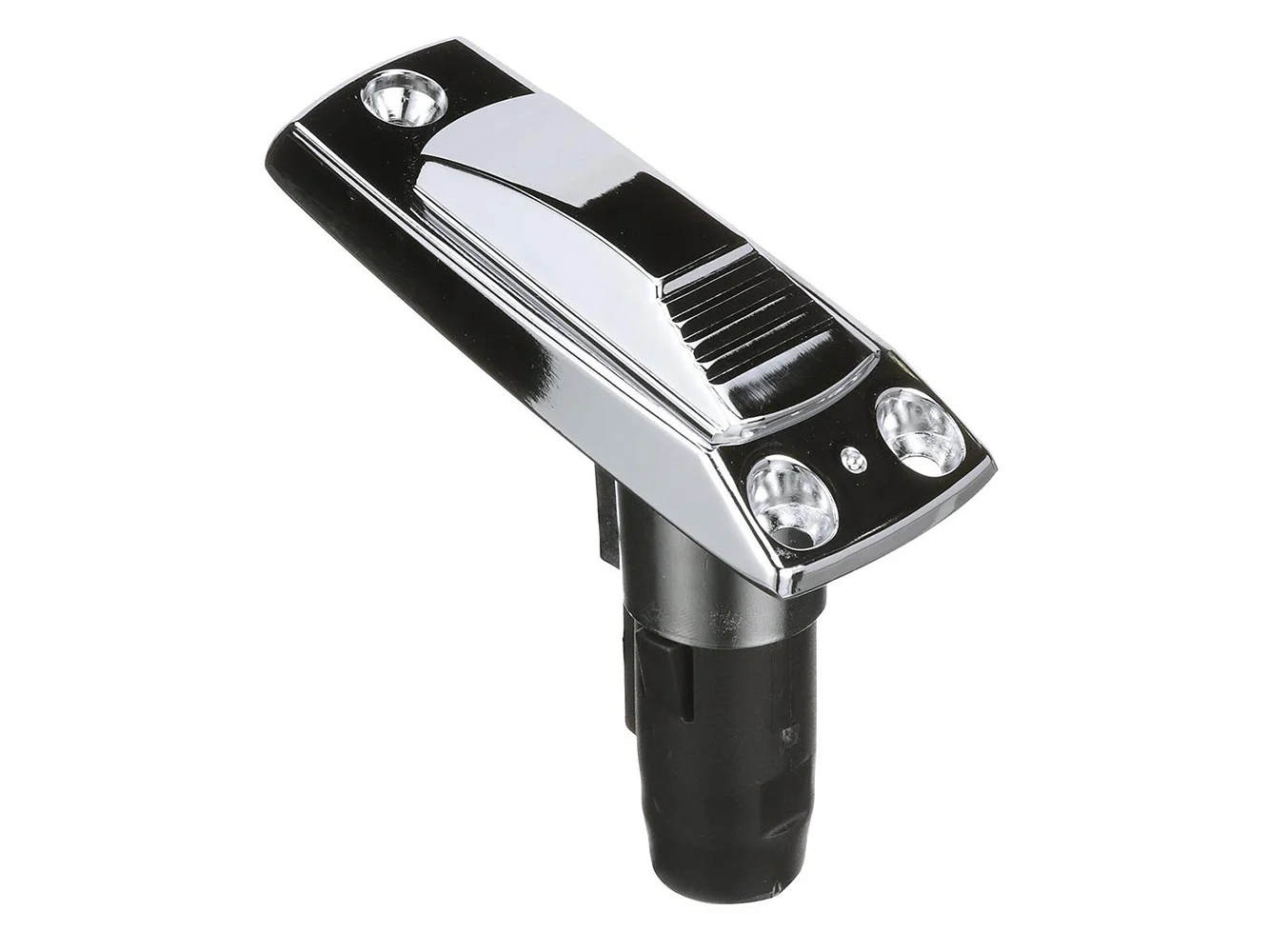 Attwood Rectangle 2-Pin Base f/Angled Pole - Zamak