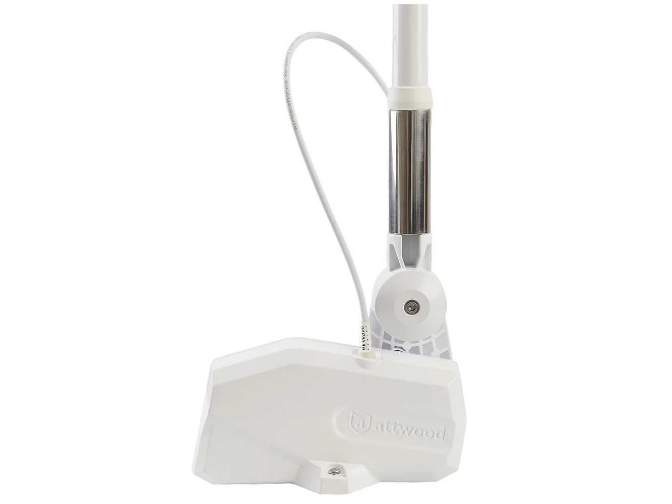 Attwood PowerBase Antenna - White Powered Fold-Down Antenna Base