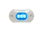 Attwood LightArmor HPX Underwater Light - 3 LED & Blue