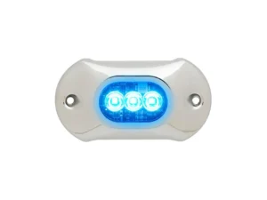 Attwood LightArmor HPX Underwater Light - 3 LED & Blue