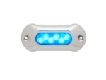 Attwood LightArmor HPX Underwater Light - 6 LED & Blue
