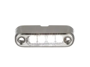 Attwood White LED Micro Light w/Stainless Steel Bezel & Vertical Mount