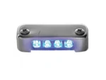Attwood Blue LED Micro Light w/Stainless Steel Bezel & Vertical Mount