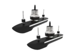 Raymarine RVM-412 Stainless Steel Thru-Hull Pair, 12 Degree Deadrise & 10M Cable
