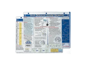Davis Quick Reference Celestial Navigation Card