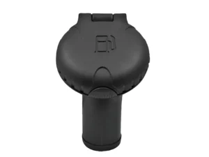 Attwood Deck Fill f/Carbon Canister System - Angled Body & Scalloped Black Plastic Cap