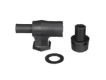 Attwood 90° P-Trap Fuel Tank Vent - Black w/Black Vent Head
