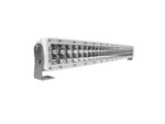 Black Oak 30" Marine Curved Double Row LED Light Bar - Spot Optics - White Housing - Pro Series 3.0