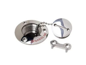 Attwood Gasoline Deck Fill - 1-1/2" Stainless Steel Alloy