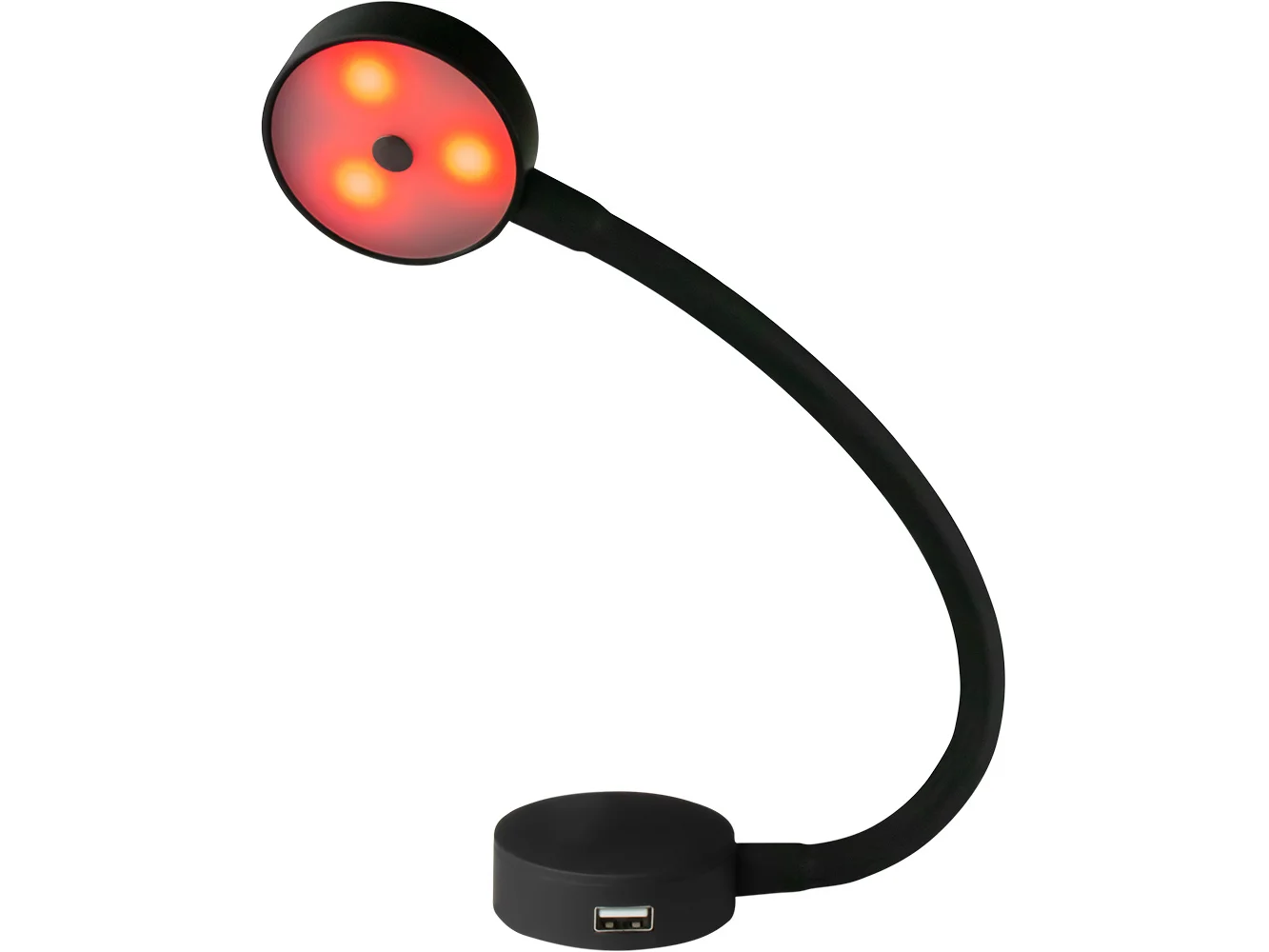 Sea-Dog LED Flex Neck Day/Night Light w/USB Socket - Red & White Light