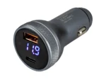 Sea-Dog Round USB & USB-C Power Plug w/Voltmeter