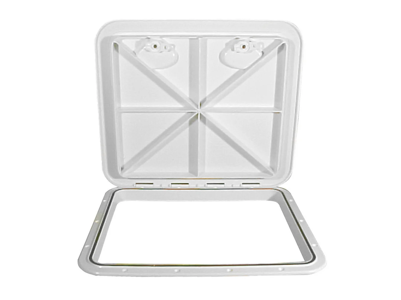 Beckson 18x21 Rectangular Hatch - White - ASA Material Acrylonitrile Styrene Acrylate