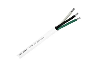 Pacer Round 3 Conductor Cable - 250' - 14/3 AWG - Black, Green & White